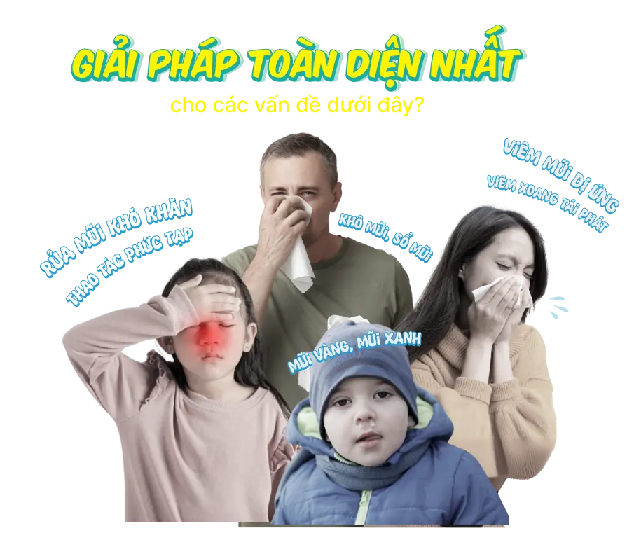 Bình và Muối PlasmaKare Nasal Clean